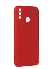 Чехол с микрофиброй DF для Honor 9X Lite Silicone Red hwOriginal-18 (767734)