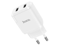 Зарядное устройство Hoco RC1 2xUSB 2.1A White (825025)