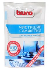 Салфетки влажные Buro 100шт BU-Zscreen (847663)