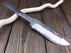Клинок ручной ковки № 20 из ламинированной дамаской стали для изготовления ножа