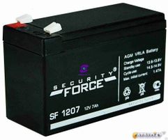 Аккумулятор Security Force SF 12В/7 А/ч (АКБ SF 1207) (304189751)
