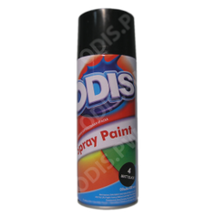 Краска-спрей ODIS матовый черный DS4  450мл. (18370)