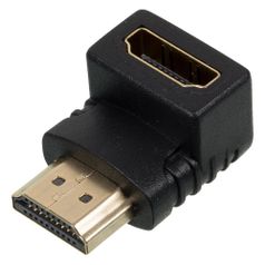 Адаптер аудио-видео 90 Deg, HDMI (m) (Г-образный) - HDMI (f) (Г-образный), ver 1.4 (576409)