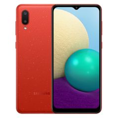 Смартфон Samsung Galaxy A02 32Gb, SM-A022, красный (1474972)