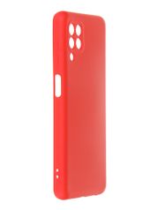 Чехол DF для Samsung Galaxy M32 с микрофиброй sOriginal-23 Red (862385)