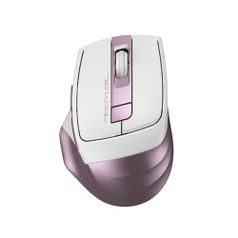 Мышь A4TECH Fstyler FG35, оптическая, беспроводная, USB, розовый и белый (1192151)