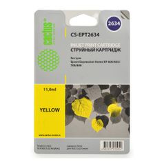 Картридж Cactus CS-EPT2634, желтый / CS-EPT2634 (845547)