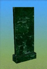Памятник из зеленого гранита Прямой (28966811)