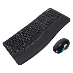 Комплект (клавиатура+мышь) Microsoft Sculpt Comfort Desktop, USB, беспроводной, черный [l3v-00017] (803985)
