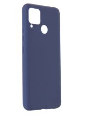 Чехол Alwio для Realme C25 Soft Touch Silicone Dark Blue ASTRMC25BL (877112)