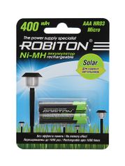 Аккумулятор AAA - Robiton SOLAR 400MHAAA-2 13904 BL2 (2 штуки) (349022)