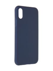 Чехол Alwio для APPLE iPhone XS Soft Touch Dark Blue ASTIXSBL (870447)