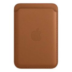 Чехол (футляр) Apple Leather Wallet with MagSafe, для Apple iPhone 12/12 Pro/12 mini/12 Pro Max, золотисто-коричневый [mhlt3ze/a] (1430156)