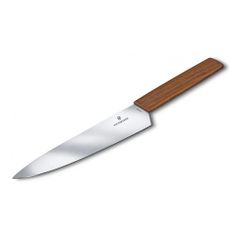 Нож кухонный Victorinox Swiss Modern (6.9010.22G) стальной лезв.220мм дерево блистер (1185266)