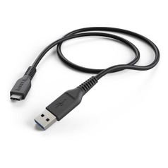 Кабель HAMA 00178395, USB Type-C (m) - USB (m), 1м, черный (1160523)