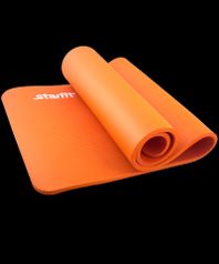 Коврики для йоги и фитнеса STARFIT Коврик для йоги FM-301, NBR, 183x58x1,5 см, оранжевый (4953577)