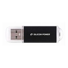 Флешка USB SILICON POWER Ultima II-I Series 32Гб, USB2.0, черный [sp032gbuf2m01v1k] (662555)