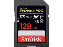 Карта памяти 128Gb - SanDisk Extreme Pro - Secure Digital XC Class 10 UHS-I SDSDXXY-128G-GN4IN (638210)