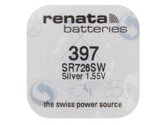 Батарейка R397 - Renata SR726SW (1 штука) RN 397 SR726SW/1BL (842057)