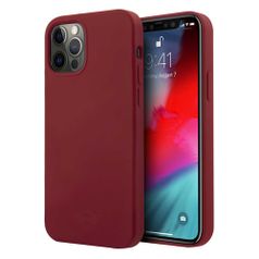 Чехол (клип-кейс) Mini silicone, для Apple iPhone 12/12 Pro, красный [mihcp12msltre] (1444061)