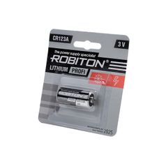 Батарейка CR123A - Robiton Profi R-CR123A-BL1 13263 (305718)