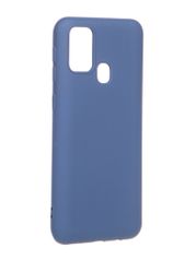 Чехол Krutoff для Samsung Galaxy M31 M315 Silicone Blue 12443 (817490)