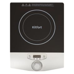 Плита Электрическая Kitfort КТ-119 черный/серебристый стеклокерамика (настольная) (1456469)