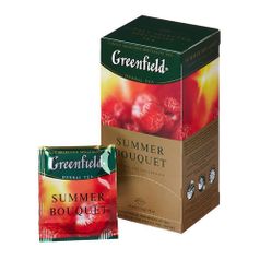 Чай Greenfield Summer Bouquet фруктовый малина 25пак. карт/уп. (0433-10) 10 шт./кор. (1096725)