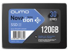 Твердотельный накопитель Qumo Novation TLC 3D SSD 120Gb Q3DT-120GAEN Выгодный набор + серт. 200Р!!! (845212)