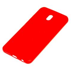 Чехол (клип-кейс) BORASCO Soft Touch, для Xiaomi Redmi 8A, красный [37996] (1199806)