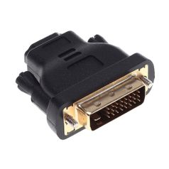 Адаптер BURO DVI-D (m) - HDMI (f), GOLD , черный [bhp ret ada_hdmi-dvi] (485563)