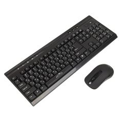 Комплект (клавиатура+мышь) Oklick 280M, USB, беспроводной, черный [mk-0253] (337456)