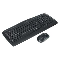 Комплект (клавиатура+мышь) Logitech MK330, USB, беспроводной, черный [920-003995] (727102)