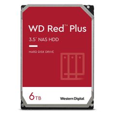 Жесткий диск WD Red Plus WD60EFZX, 6ТБ, HDD, SATA III, 3.5" (1478610)