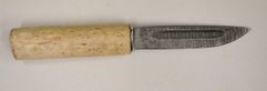 Нож Якут 6 из дамаской стали,  рукоять сувель березы с дюралью (4004680868)