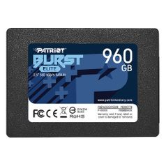 SSD накопитель Patriot Burst Elite PBE960GS25SSDR 960ГБ, 2.5", SATA III (1471162)