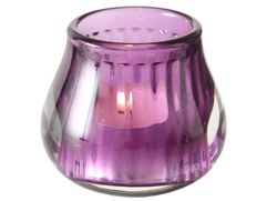 Подсвечник под чайную свечу Омский свечной Элисон 7x8cm Lilac 1016387 (805806)