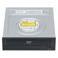 Оптический привод DVD-ROM LG DH18NS61, внутренний, SATA, черный, OEM (951601)