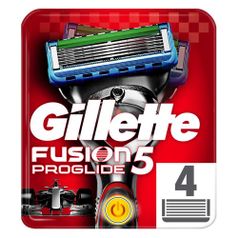Сменные кассеты для бритья GILLETTE Fusion ProGlide Power, 4шт [81469906] (323707)