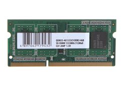 Модуль памяти Qumo 4GB DDR3 1333MHz DIMM 240pin CL9 QUM3U-4G1333K9R (699443)