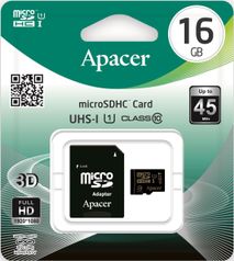 Карта памяти APACER 16Gb microSDHC Class 10 (63603026)