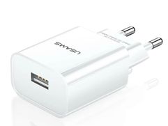 Зарядное устройство Usams US-CC075 USB 2.1A White CC075TC01 (873433)