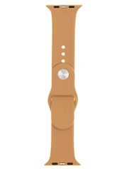Аксессуар Ремешок Evolution для Apple Watch 42/44mm Sport Silicone Nut Brown AW44-S01 (840753)