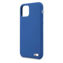 Чехол (клип-кейс) BMW Silicon case, для Apple iPhone 11 Pro Max, синий [bmhcn65msilna] (1187053)