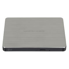 Оптический привод DVD-RW LG GP60NS60, внешний, USB, серебристый + черный, Ret (284262)