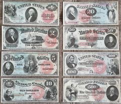 Качественные КОПИИ банкнот США c В/З 1869 год. супер скидки!!!  