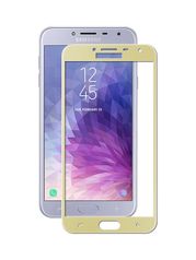 Аксессуар Защитное стекло для Samsung Galaxy J4 2018 Mobius 3D Full Cover Gold (579672)