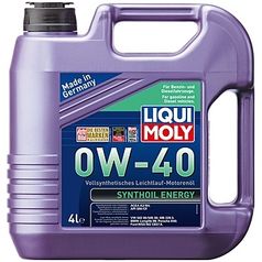 LIQUI MOLY Synthoil Energy 0W-40 | 100% ПАО синтетика 4Л (147)