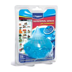 Поглотитель запаха TOPPERR Голубой лед, для холодильников, 100г [3109] (860893)