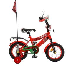 Велосипед 12" GRAFFITI Premium Racer, 2016, цвет красный   1223808 (1 шт.)